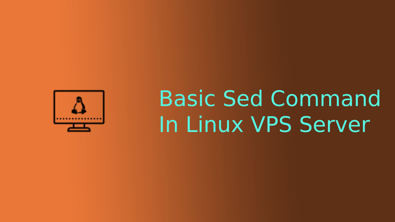 Linux VPS Server Sed command